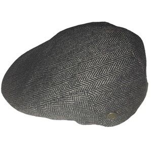 Epoch Hats Company Newsboy Hat 100% Wool Plaid Flannel Lining Ivy Cap Sz M